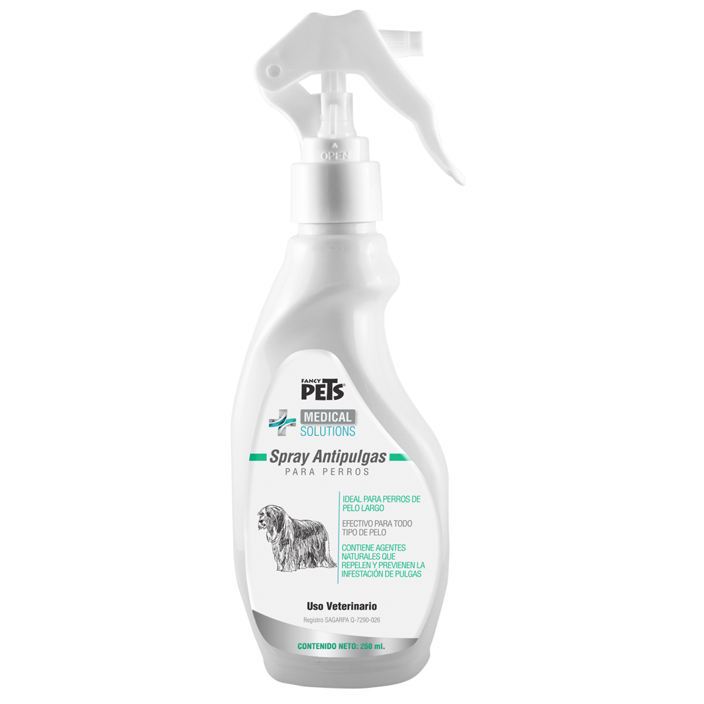 Spray antipulgas para perros