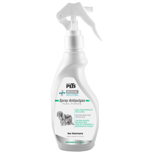 Spray antipulgas para perros