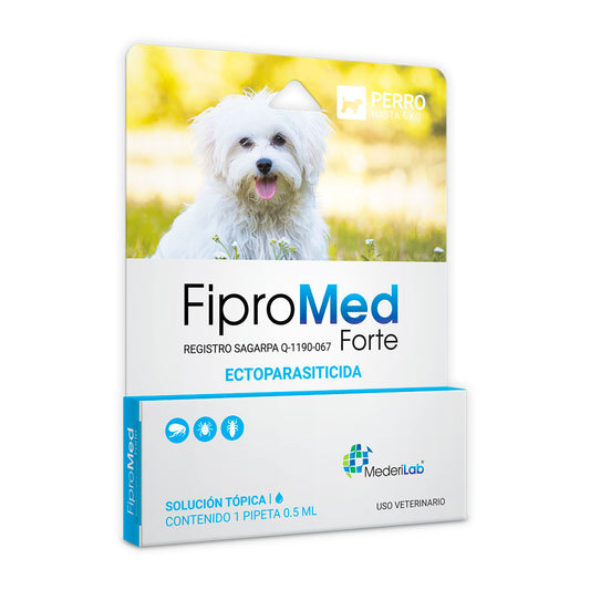 Pipeta Fipromed antipulgas perro hasta 5kg