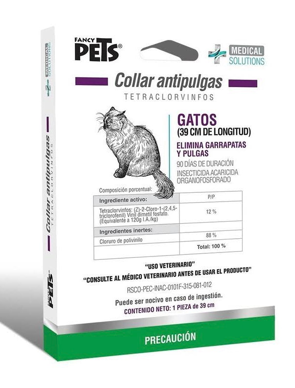 Collar antipulgas gato