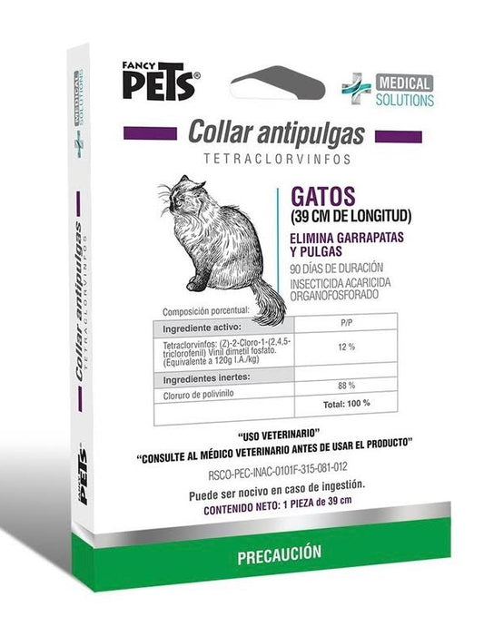 Collar antipulgas gato